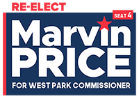 Marvin Price for West Park Commissioner, Seat 4 Logo